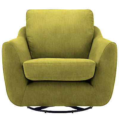 G Plan Vintage The Sixty Seven Swivel Armchair Velvet Cactus